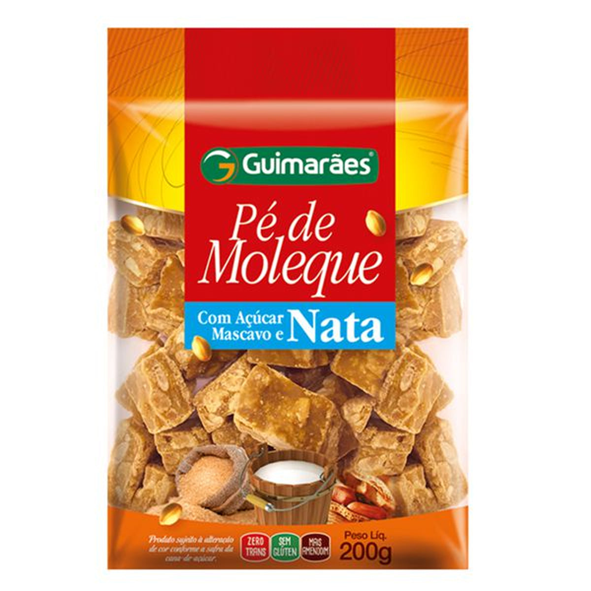 Guimaraes Pe de Moleque Com Mascavo Nata 200g – Seabra Foods Online