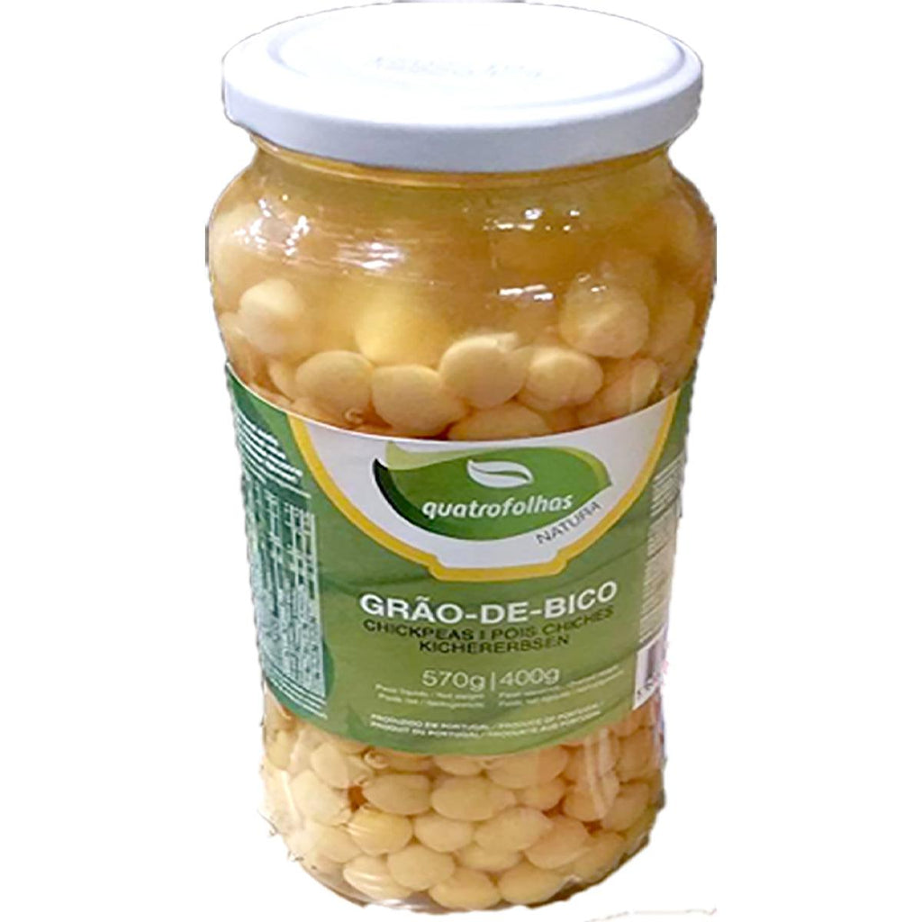 4Folhas Grao de Bico Cozido 20.06oz - Seabra Foods Online