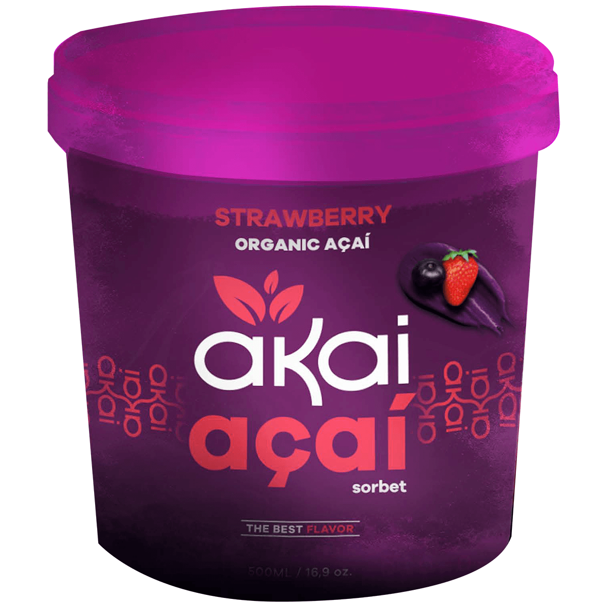 Akai Acai Sorbet w/Organic Strawberry 500ml – Seabra Foods Online Akai Acai Sorbet w/Organic Strawberry 500ml – Seabra Foods Online
