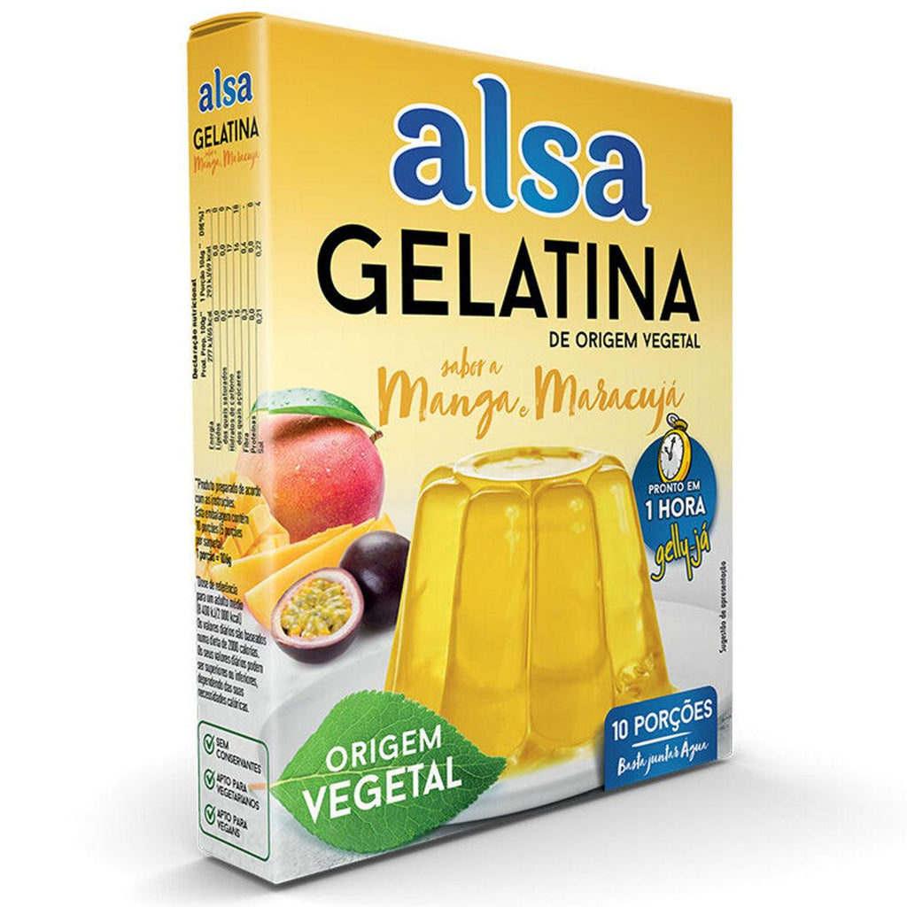 Alsa Gelatina Manga Maracuja 180g - Seabra Foods Online