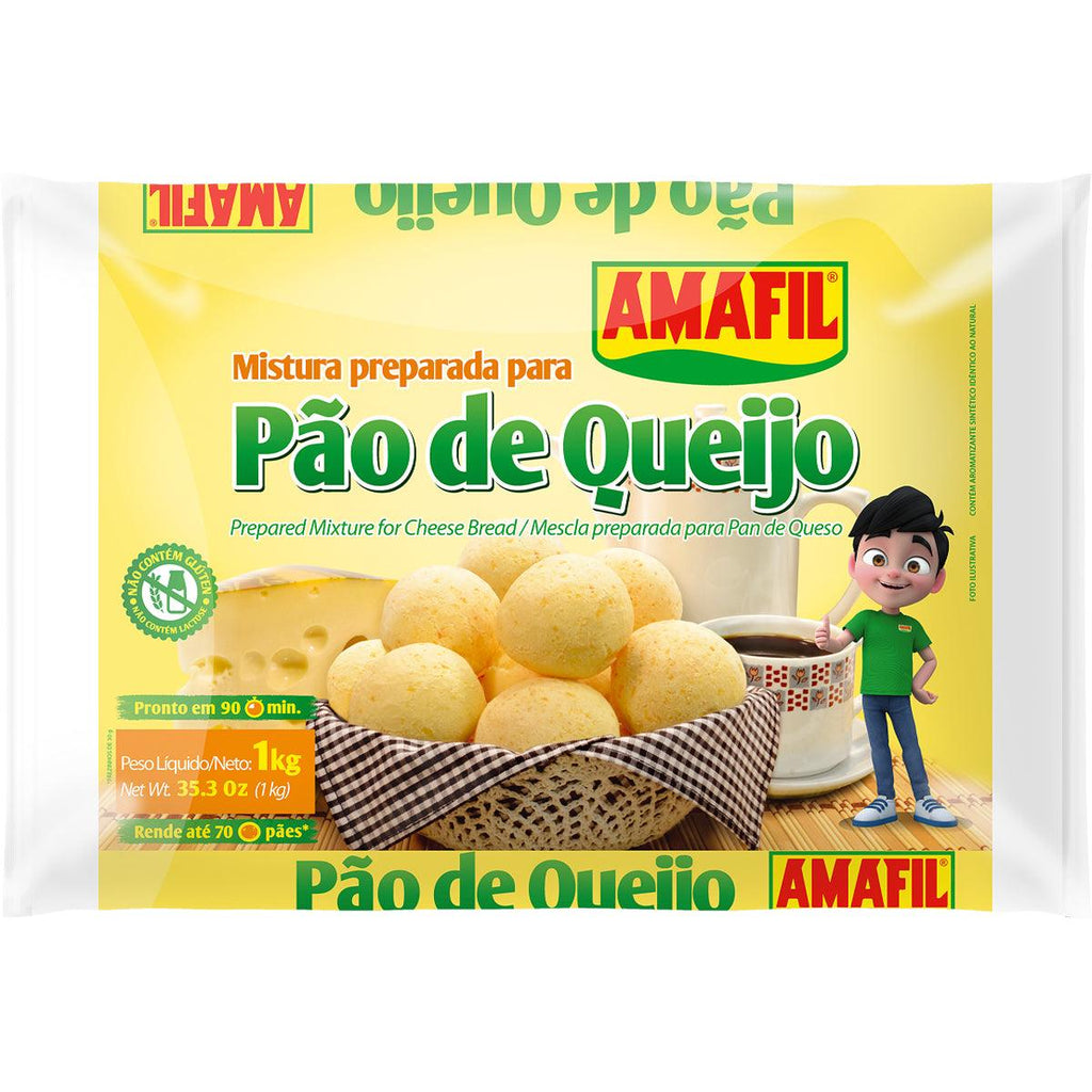 Amafil Mistura p/Pao de Queijo 2.2lb - Seabra Foods Online