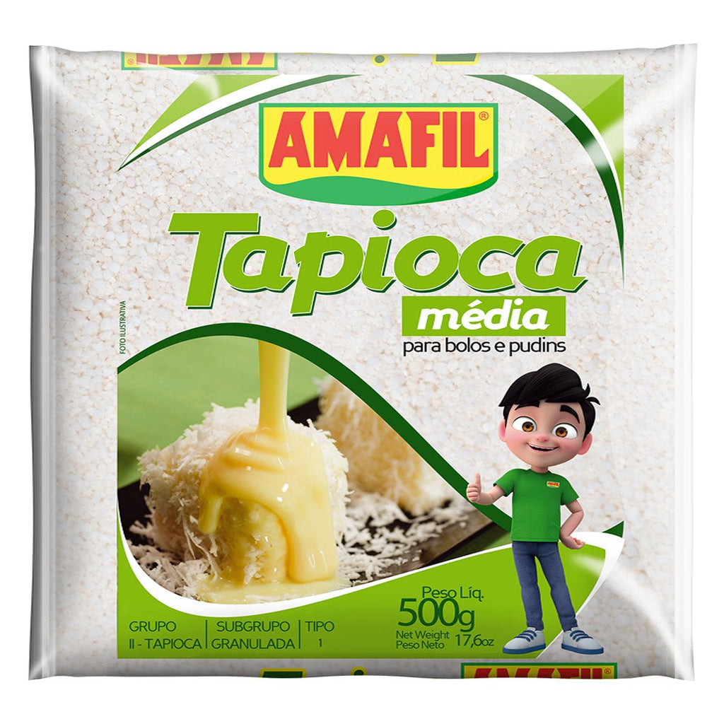 Amafil Tapioca 500g media - Seabra Foods Online