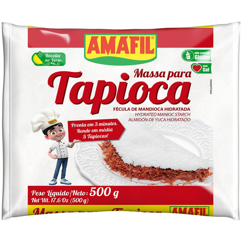 Amafil Tapioca Hidratada 17.6 oz - Seabra Foods Online
