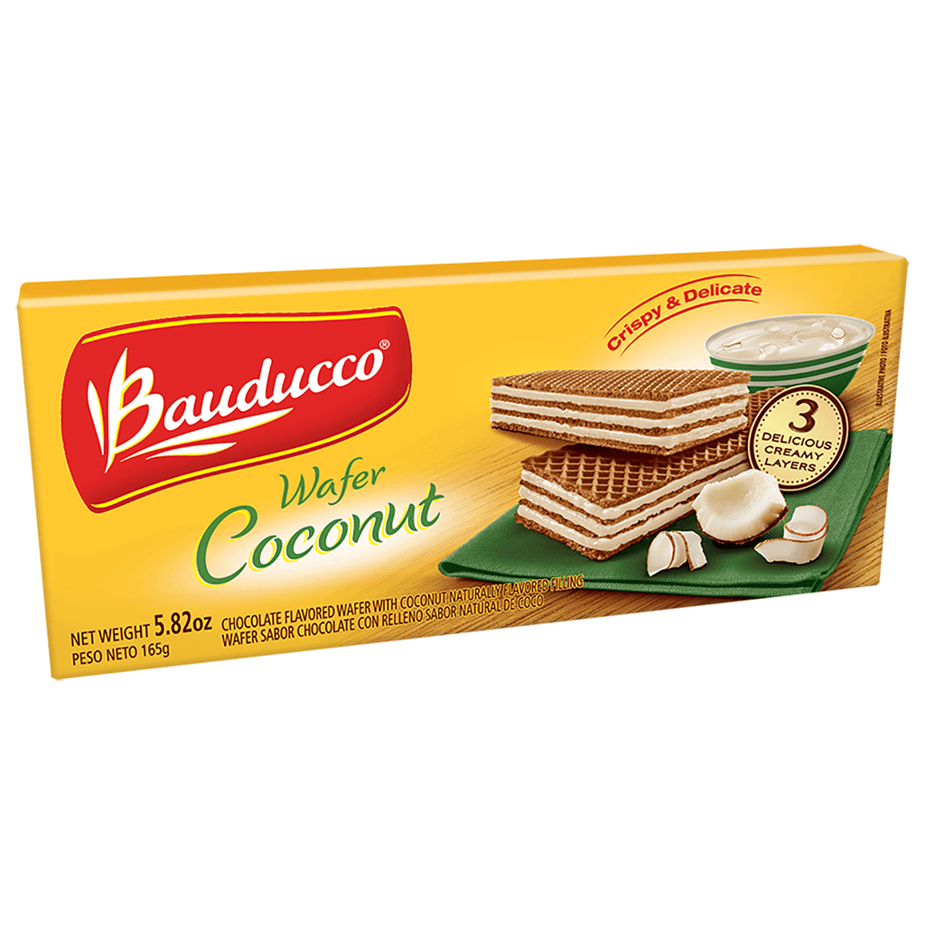 Bauducco Coconut Wafers 5.82 oz - Seabra Foods Online