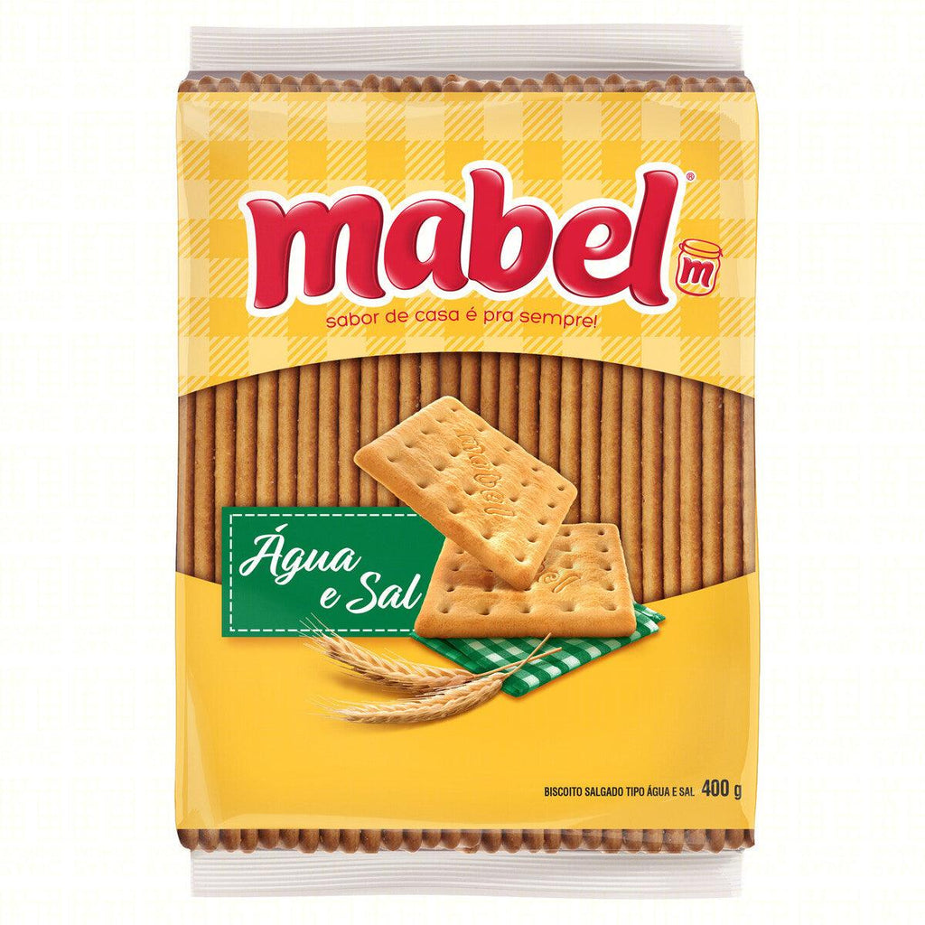 Biscoito de Agua e Sal Mabel 400g - Seabra Foods Online