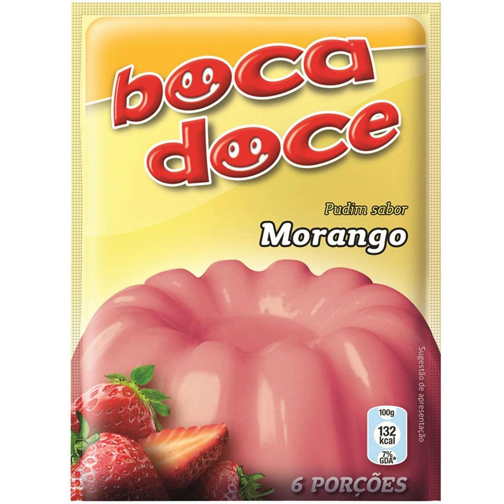 Boca Doce Morango Pudim .77oz - Seabra Foods Online