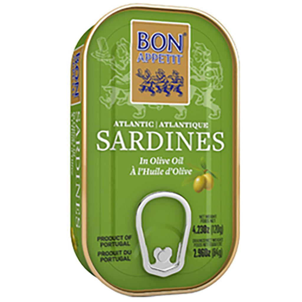 Bon Appetit Sardines in Olive Oil 4.23oz - Seabra Foods Online