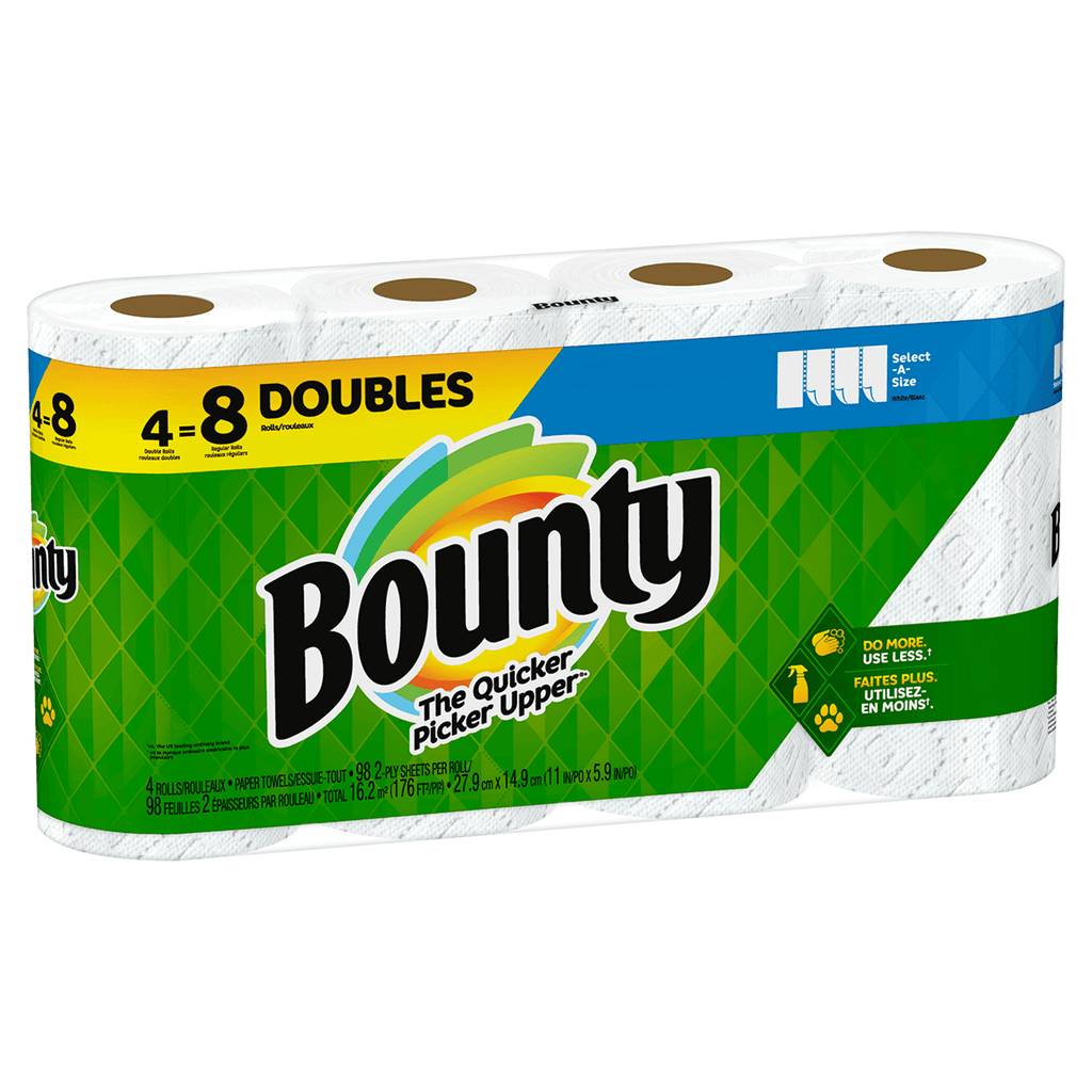 Bounty Paper Towels 4=8 Roll - Seabra Foods Online