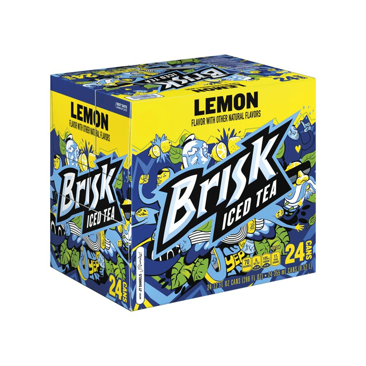Brisk Sweet w/Lemon I.Tea 6 Pk – Seabra Foods Online