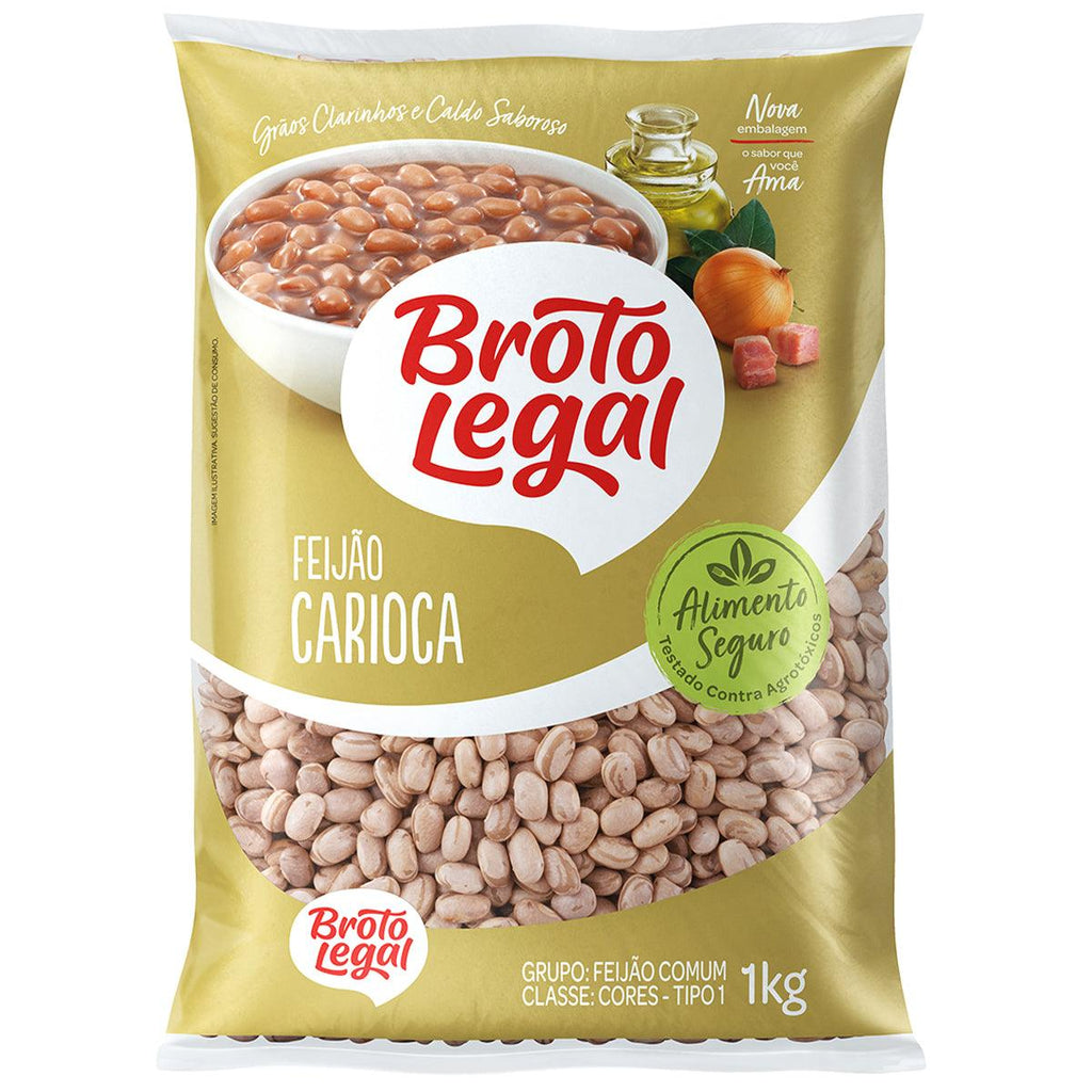 Broto Legal Feijao Carioca 2lb - Seabra Foods Online