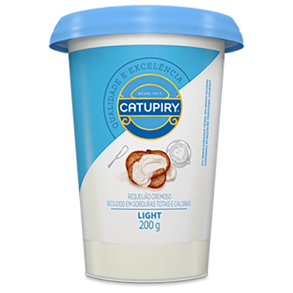 Catupiry Spread Cheese Light 7.04oz - Seabra Foods Online