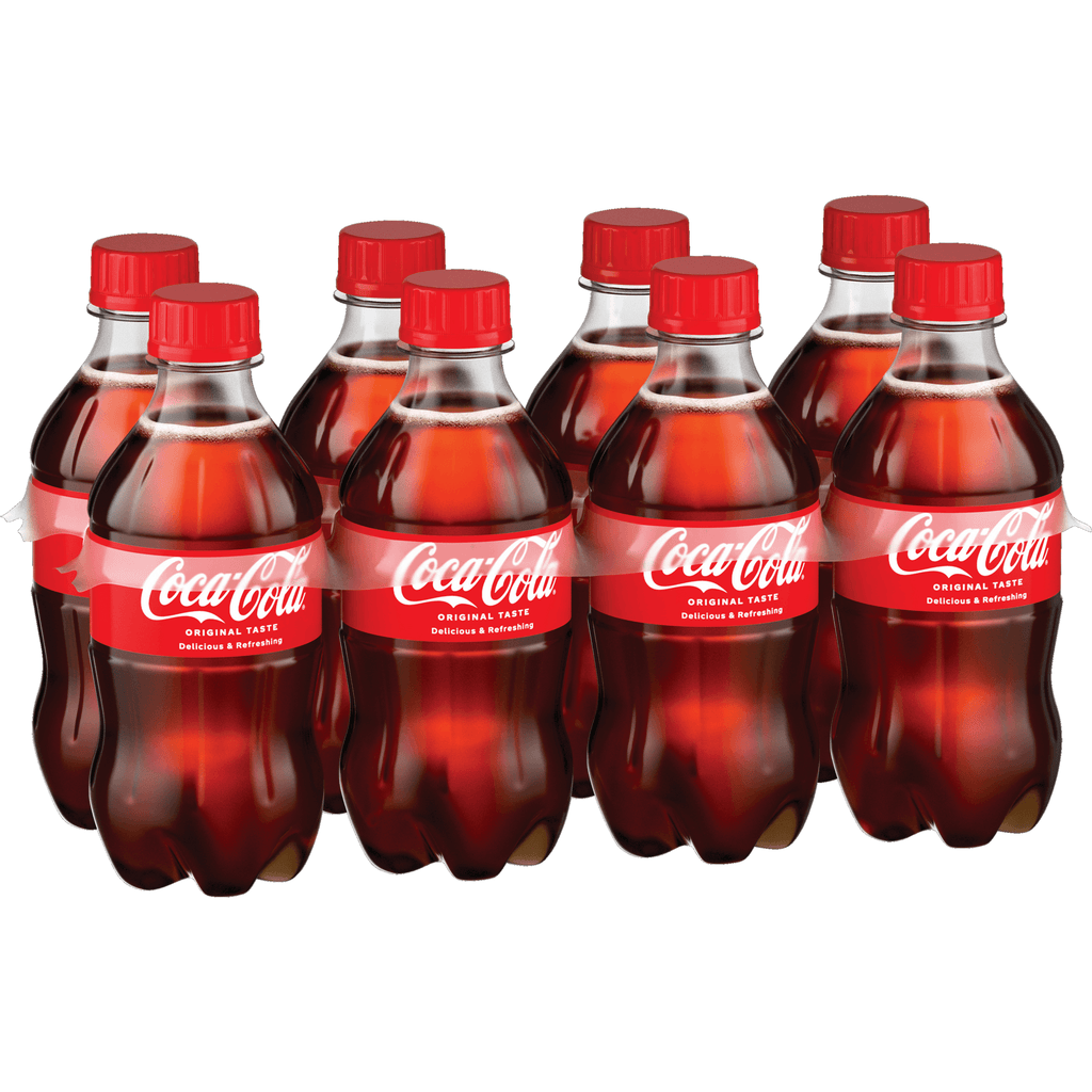 Coca Cola Classic Soda Bottles 8PK - Seabra Foods Online