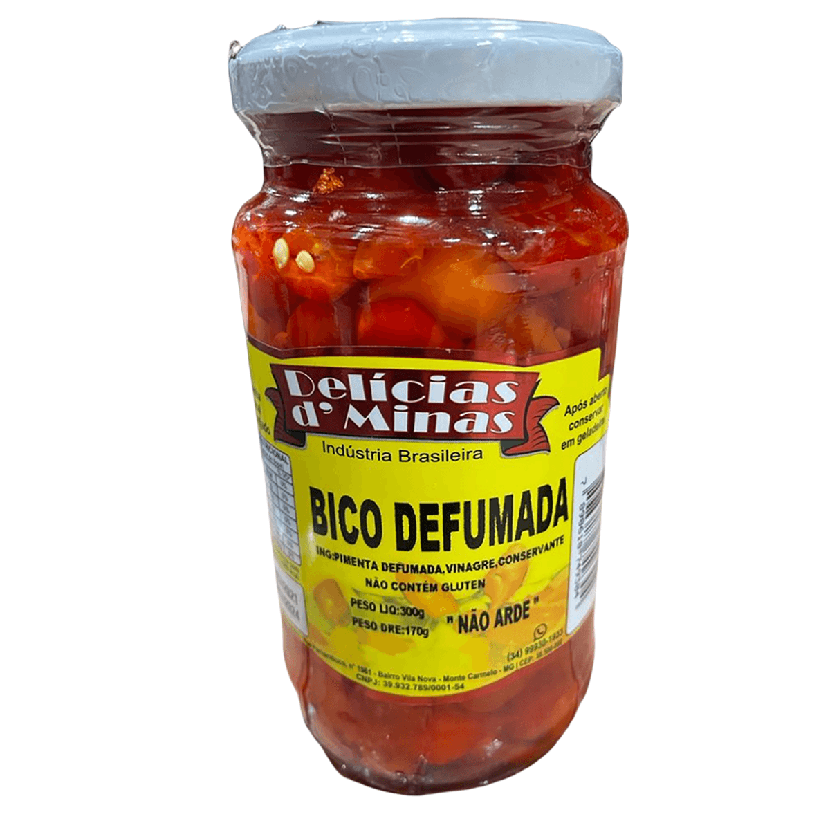 Delicia Minas Pimenta Bico Defumada 300g – Seabra Foods Online Delicia Minas Pimenta Bico Defumada 300g – Seabra Foods Online