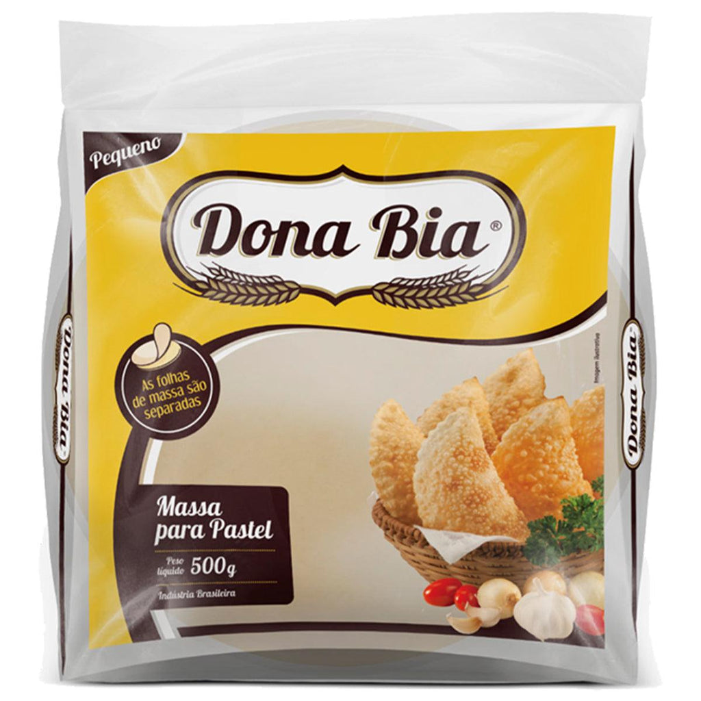 Dona Bia Massa Pastel Medio 500g - Seabra Foods Online