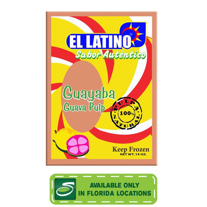 El Latino Guava Pulp 100%Natural 14oz - Seabra Foods Online