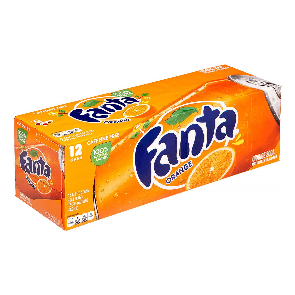 Fanta Orange Soda Cans 12PK