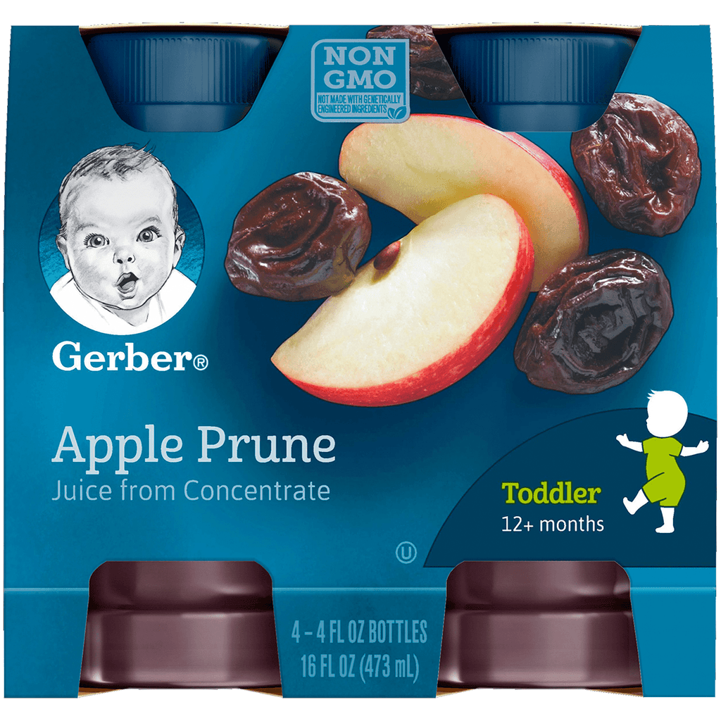 Gerber Apple Prune Juice 4pk - Seabra Foods Online