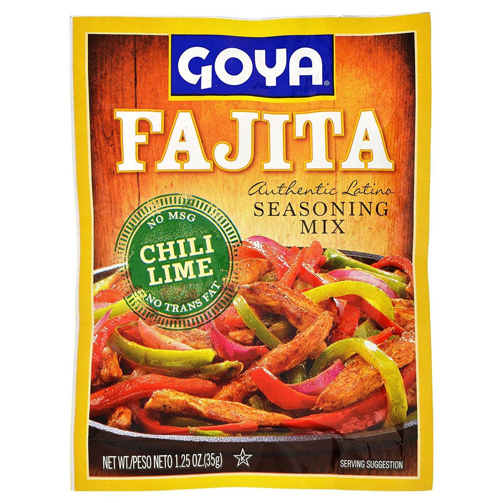 Goya Fajita Seasoning Mix 1.25oz - Seabra Foods Online