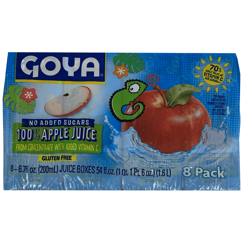 Goya NS 100%Apple Juice 8pk 54floz - Seabra Foods Online