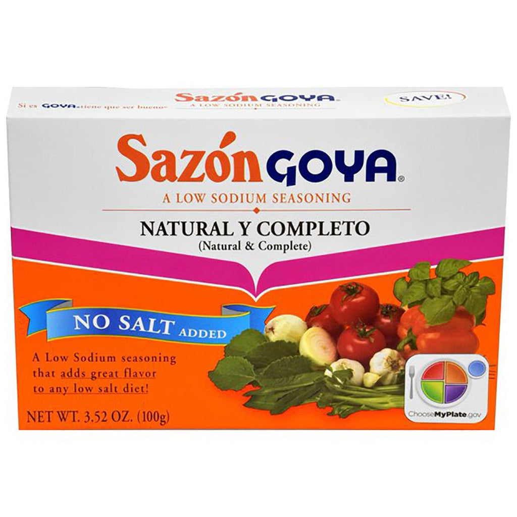 Goya Sazon Natural & Comp. 3.52oz - Seabra Foods Online