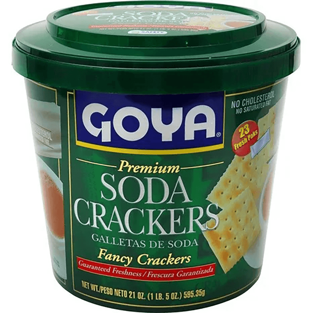 Goya Soda Crackers Easy Can 21oz - Seabra Foods Online