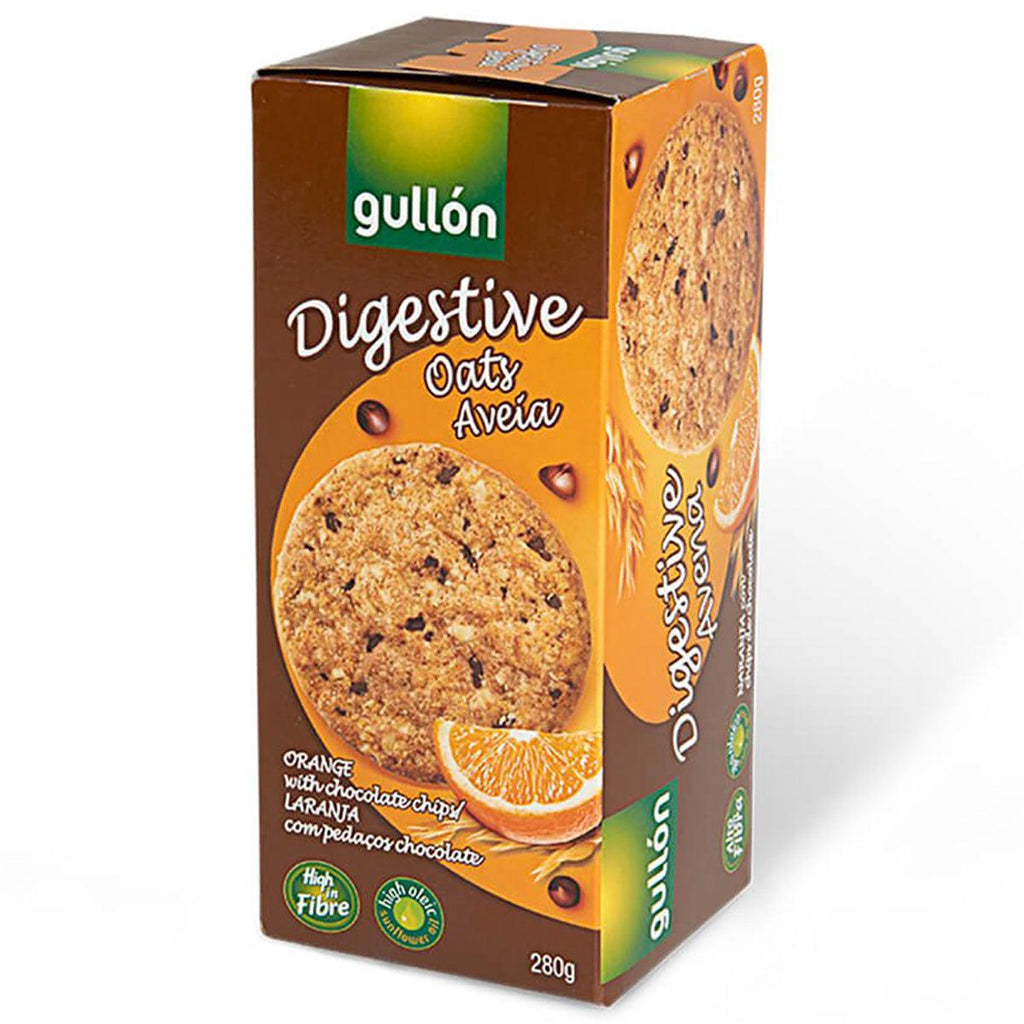 Gullon Digestive Oats Orange 14.9 oz - Seabra Foods Online