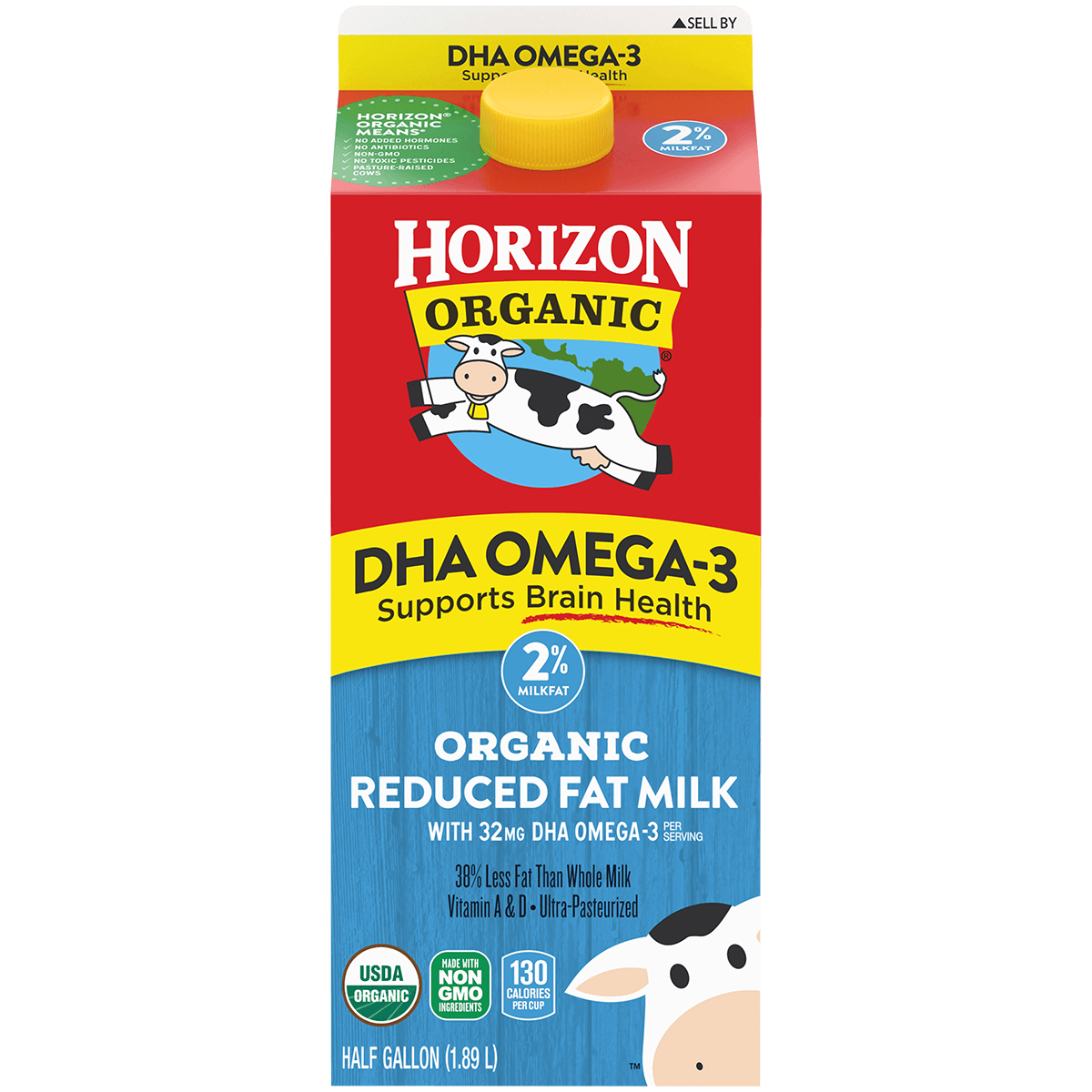 Horizon Organic 2%RF Omega3 Milk 64z – Seabra Foods Online