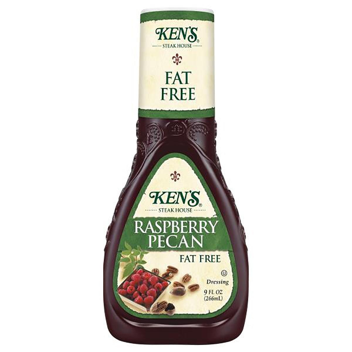 Ken's Steak House Dressing, Fat Free, Raspberry Pecan - 9 fl oz Ken's Steak House Dressing, Fat Free, Raspberry Pecan - 9 fl oz