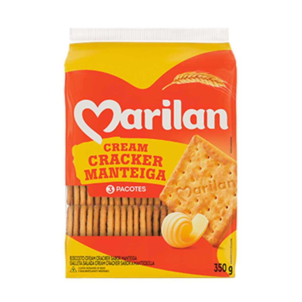 Marilan Cream Cracker Manteiga 12.32oz - Seabra Foods Online