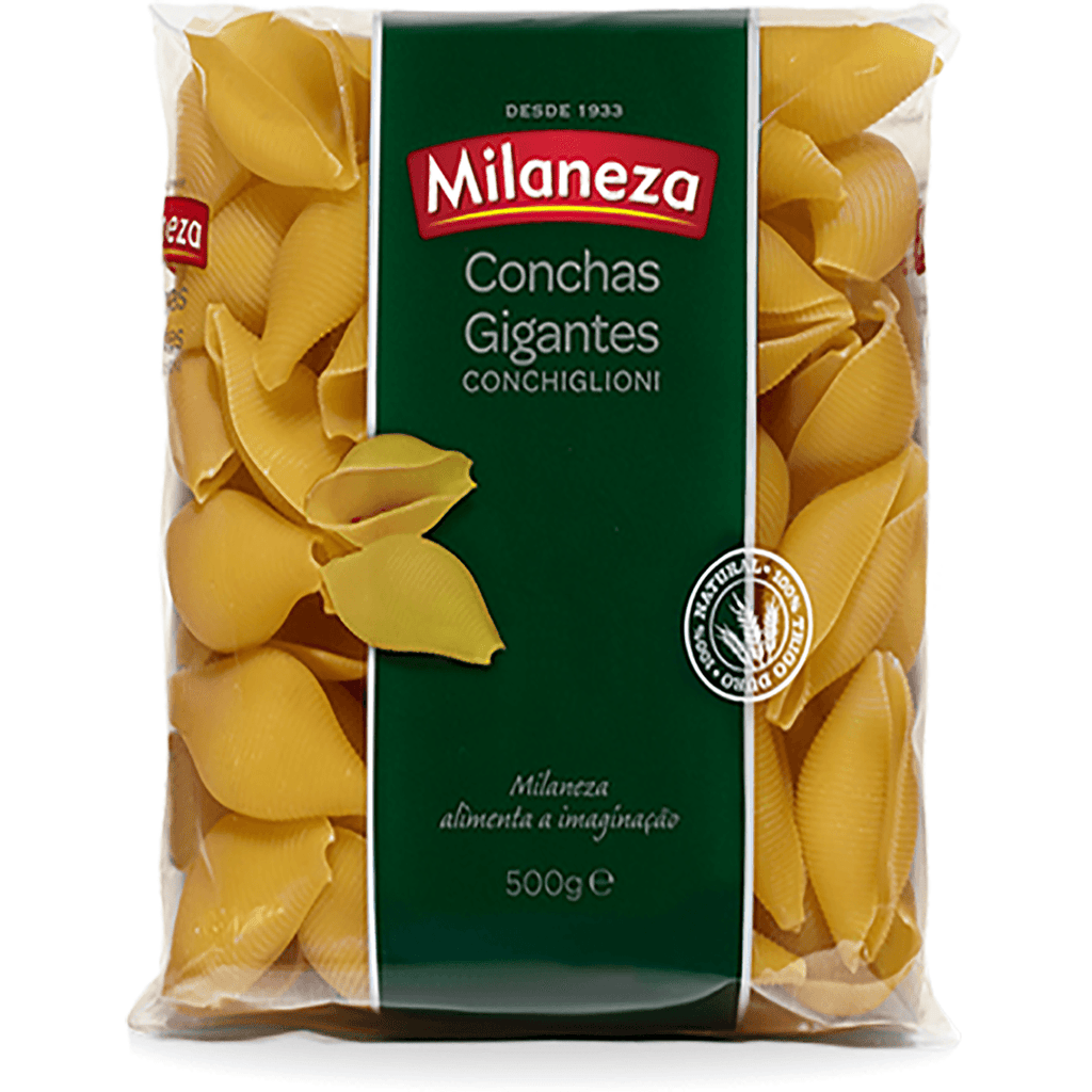 Milaneza Conchas Gigantes 17.6oz - Seabra Foods Online