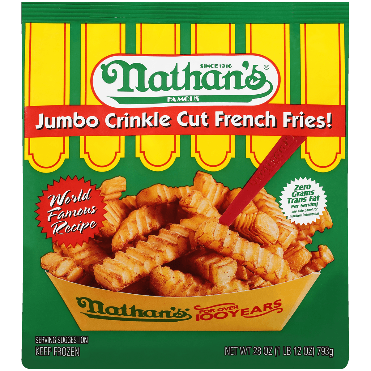 Nathans Jumbo Crinkle Cut Fries 1LB – Seabra Foods Online