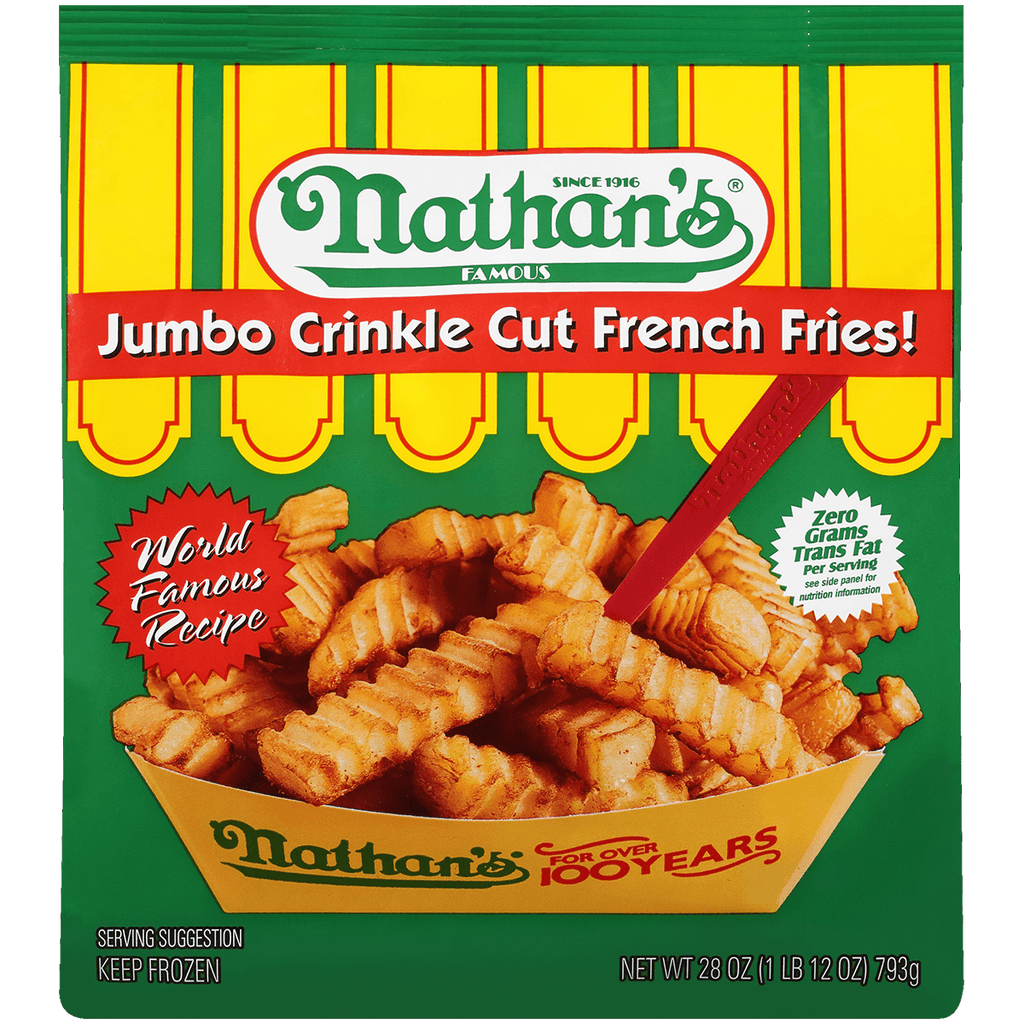 Nathans Jumbo Crinkle Cut Fries - Seabra Foods Online