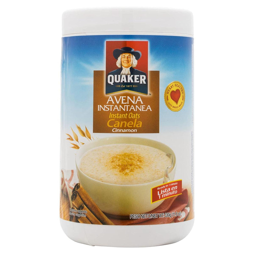 Quaker Instant Oats Cinnamon 11.6oz - Seabra Foods Online
