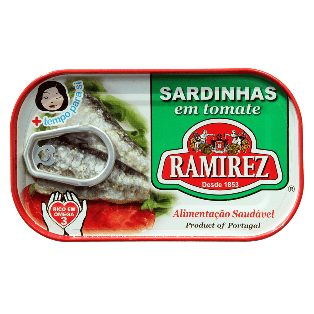 Ramirez Sardinha Em Tomate 4.38 oz - Seabra Foods Online