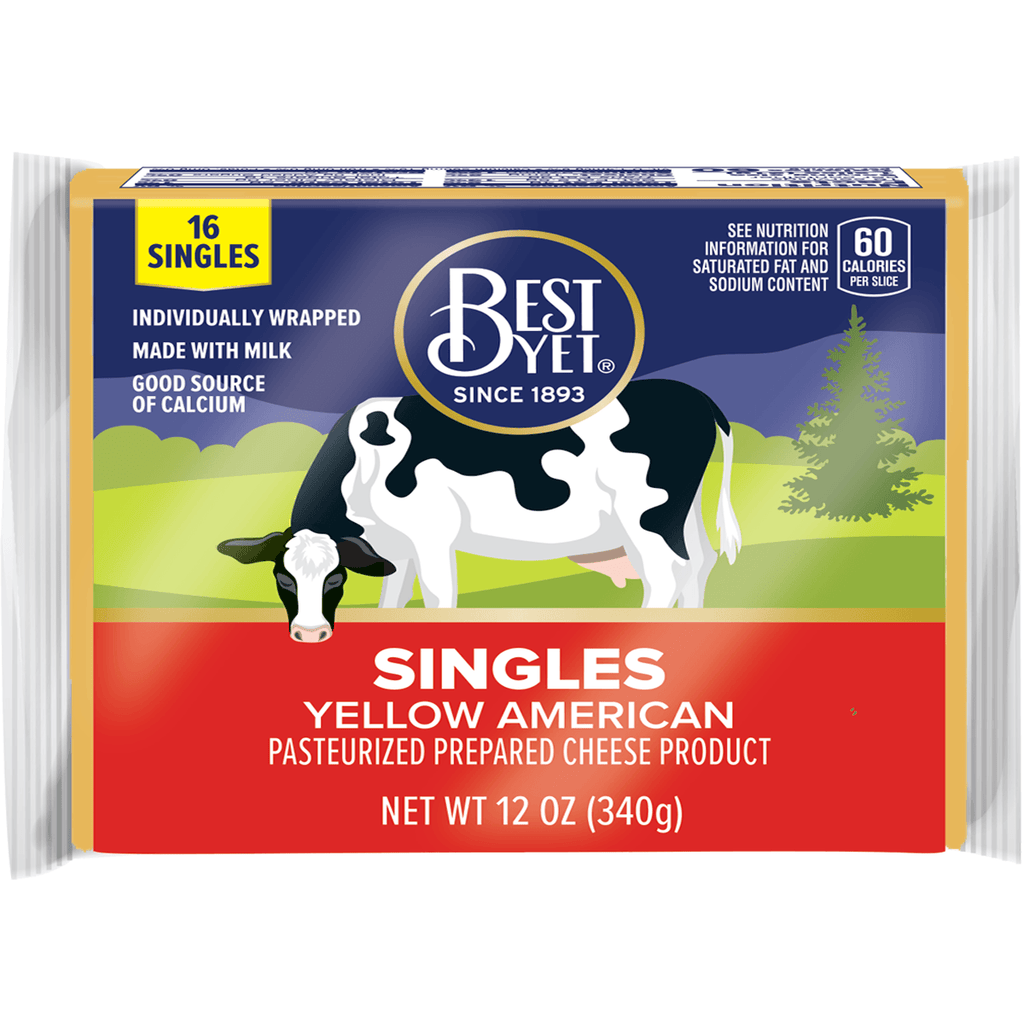 Singles Yellow American Cheese - Seabra Foods Online