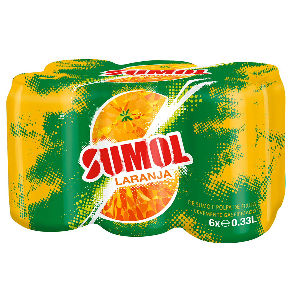 Sumol Orange Cans 6Pk - Seabra Foods Online