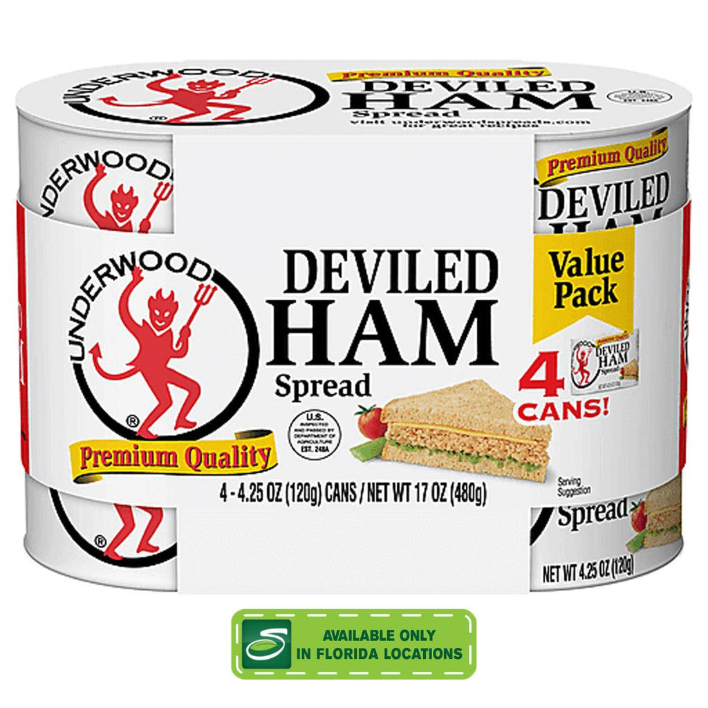 Underwood Deviled Ham Spread 17oz - Seabra Foods Online