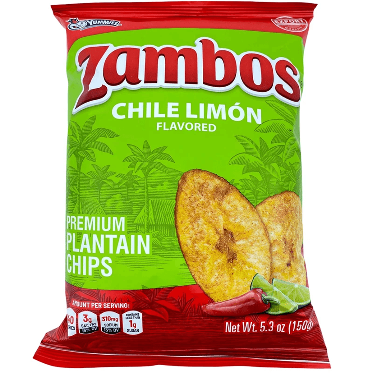 Yummers Zambos ChileLime Plantain 5.5oz – Seabra Foods Online