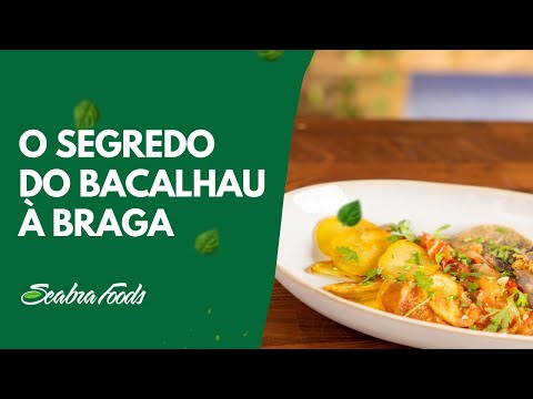 🇵🇹 Bacalhau à Braga – Clássico da culinária portuguesa com batatas e tomatada no azeite