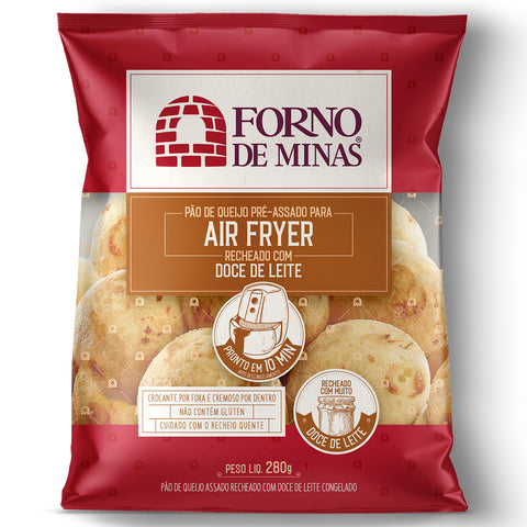 Forno de Minas Pao de Queijo Recheado com Doce de Leite 280g