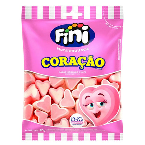 Fini Bala Marshmallow Coracao 80g