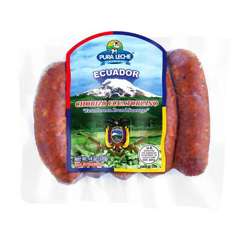 Pura Leche Chorizo Equatorian 14oz