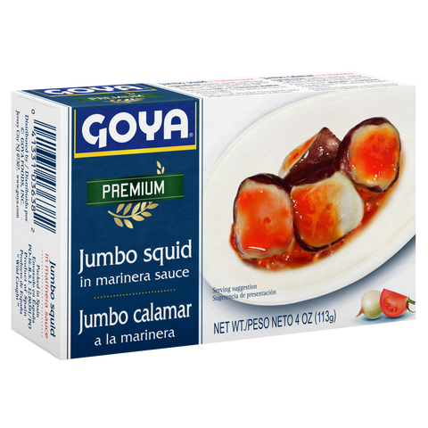Goya Jumbo Squid in Marinera Sauce 4oz