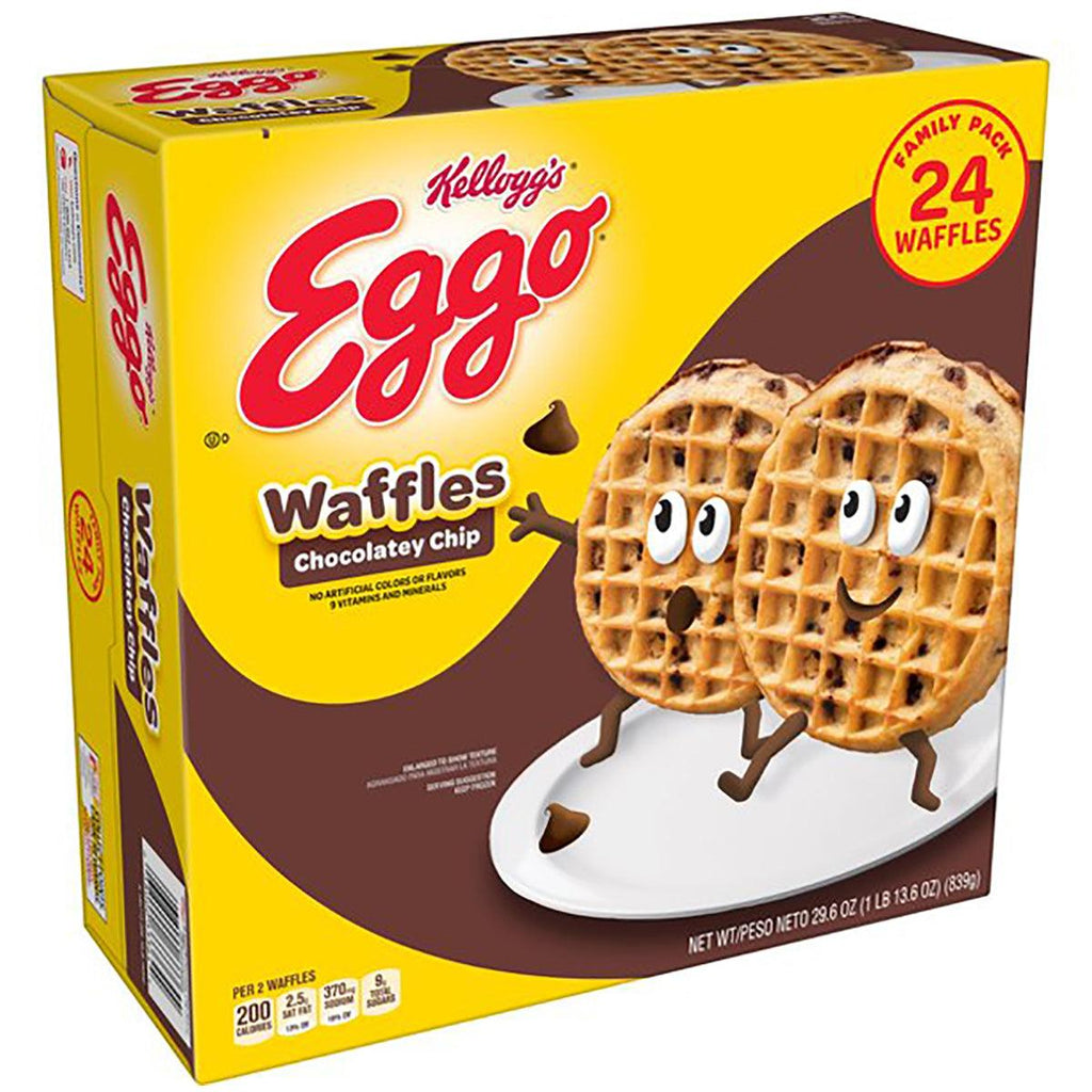 Kelloggs Eggo Choc Chip Waffles - Seabra Foods Online