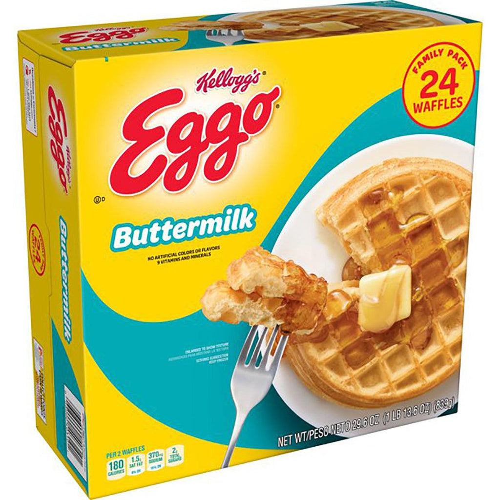 Kelloggs Eggo Buttermilk Waffles - Seabra Foods Online