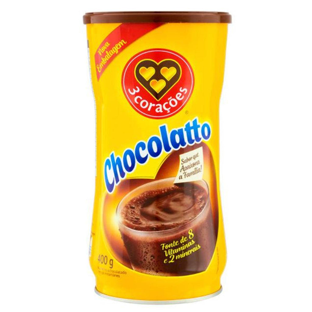 3Coracoes Chocolatto Can 400g - Seabra Foods Online