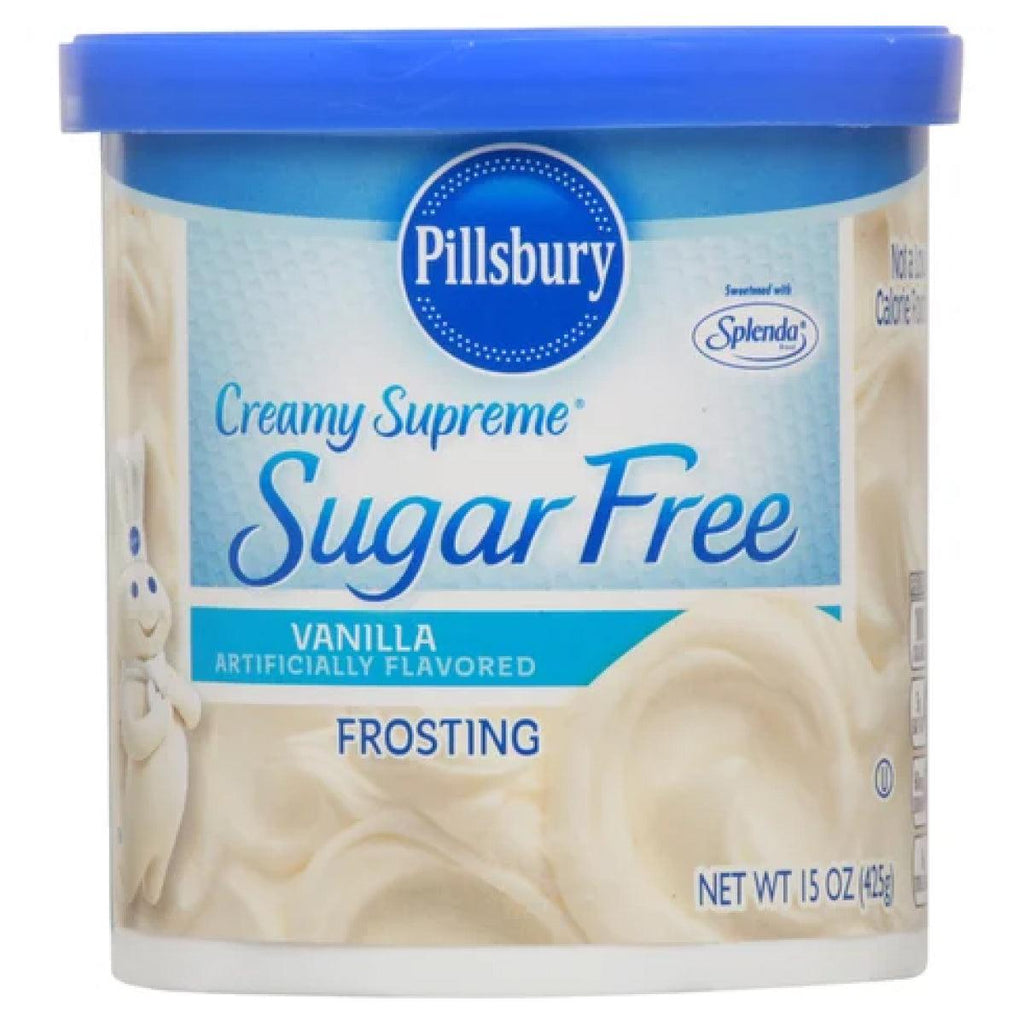 Pillsbury SF Vanilla Frosting 15oz - Seabra Foods Online