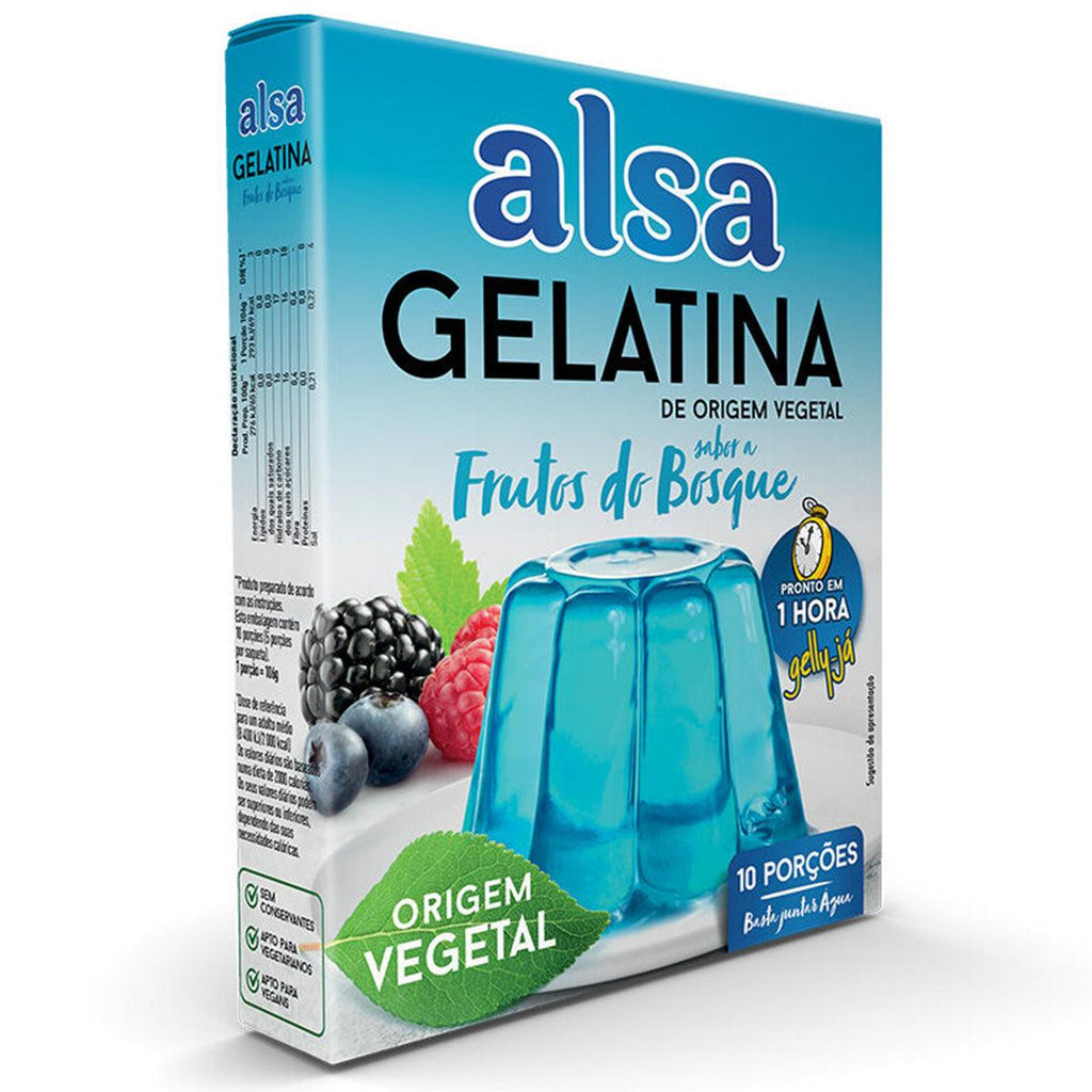 Alsa Gelatina Frutos Bosque 180g - Seabra Foods Online