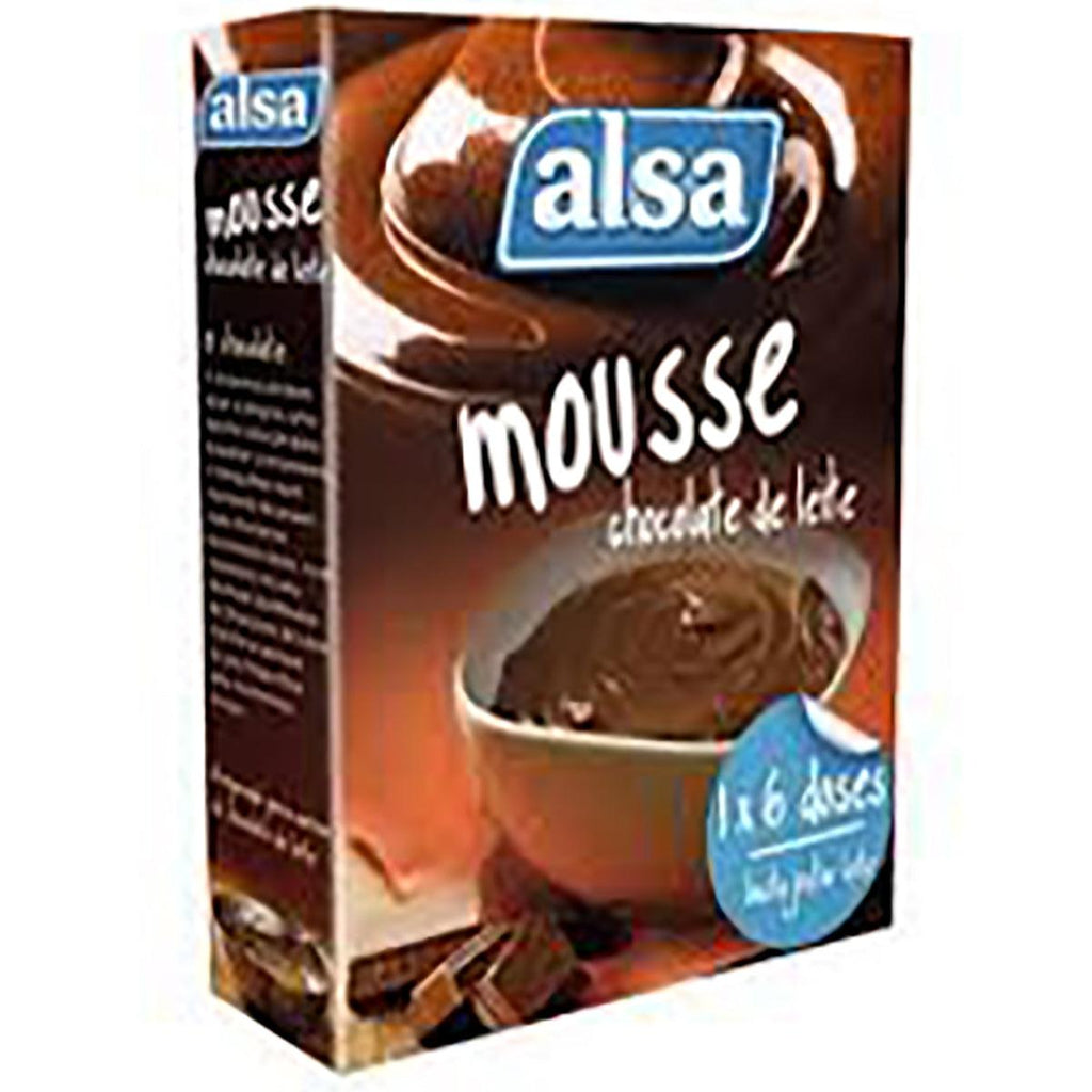Alsa Mousse Chocolate Leite 5.29oz - Seabra Foods Online