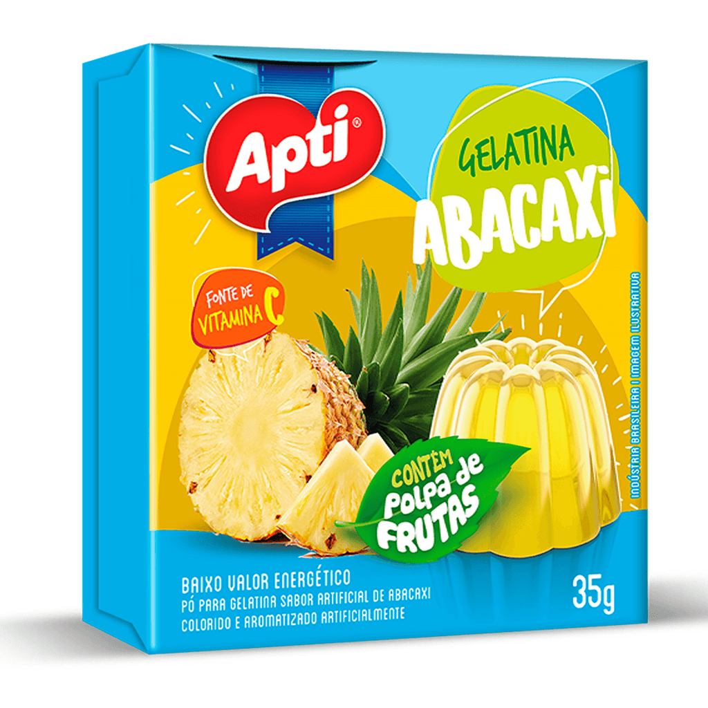 Apti Pineapple Gelatin Powder 1oz - Seabra Foods Online